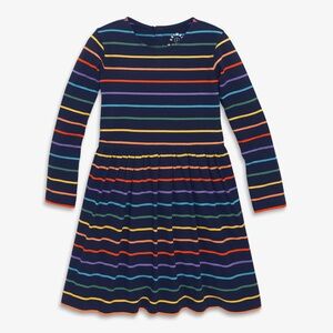 !! 3/$15 !! 
Primary long sleeve perfect pocket dress in rainbow stripe